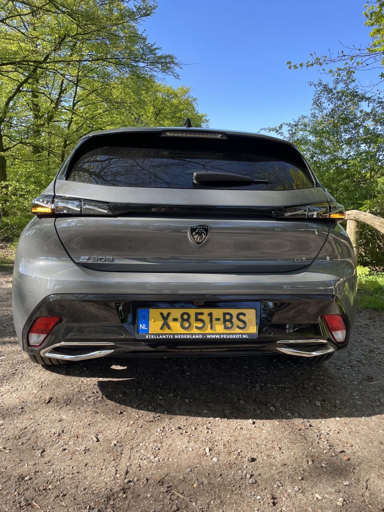 Achterkant Peugeot