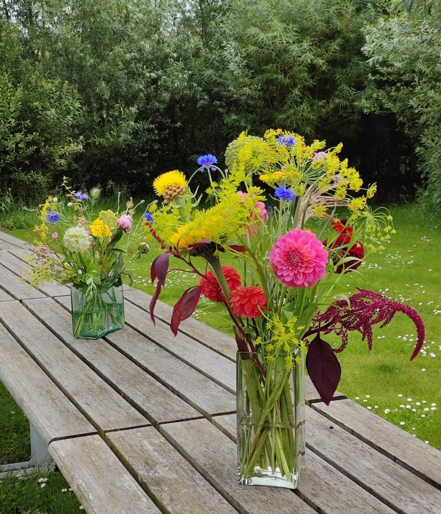 Een biologische bloemen verjaardag bij The Unbound in Amsterdam